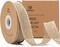 Burlap Ribbon Wired 1 inch x 10 yard faux burlap natural color ribbon for gift wrapping home decor wedding decor fall decor burlap bows flower bouquet Christmas tree